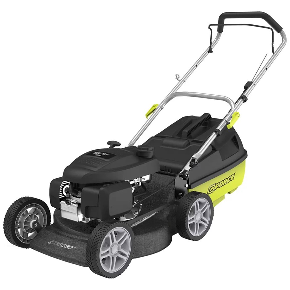 G Force 460 mm Lawn Mower With Honda Powered Engine GH201-18. NB: minor use