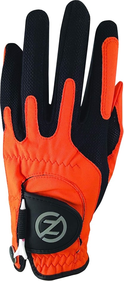 Zero Friction Men's Compression-Fit Synthetic Golf Glove, Universal Fit One