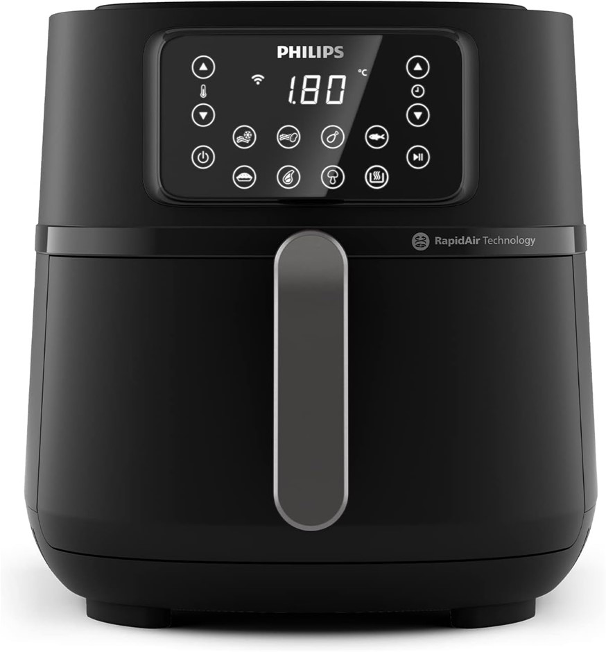 PHILIPS 5000 Series Air Fryer XXL Connected HD9285/90. NB: damaged box