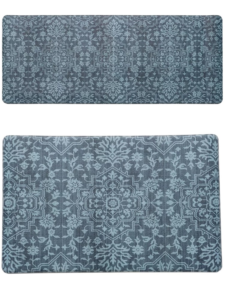 SERELENA Wellness Mat 2 Pack, Castle Hill Navy