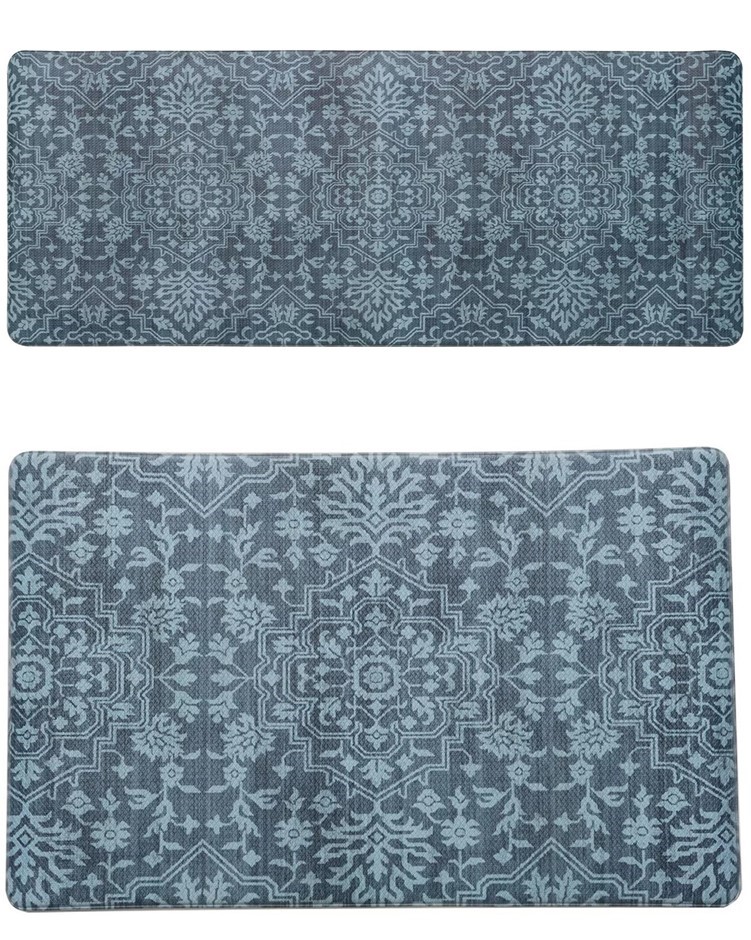 SERELENA Wellness Mat 2-Piece, Castle Hill Navy