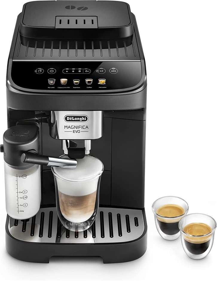 DELONGHI Magnifica Evo, Fully Automatic Coffee Machine, Compact Size, ECAM2