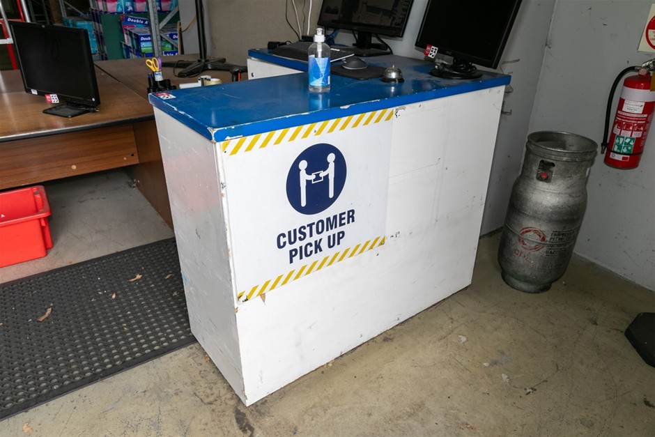 L Shaped Work Station/Cabinet