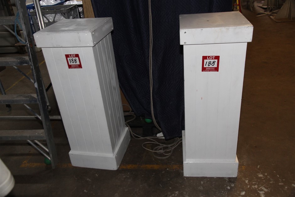 White Timber Plinth