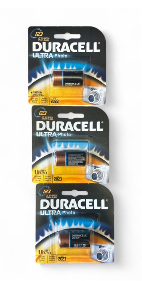 3x DURACELL Ultra Photo Batteries
