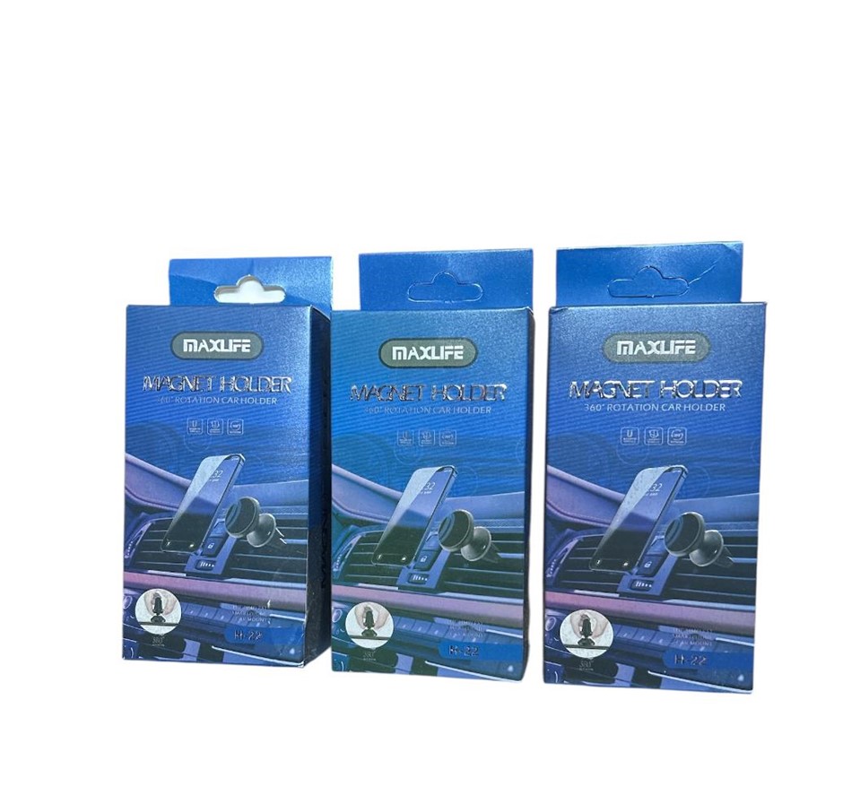 3x MAXLIFE Magnet Car Phone Holders