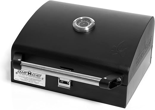 CAMP CHEF Deluxe BBQ Grill Box. NB: Box slightly damage.