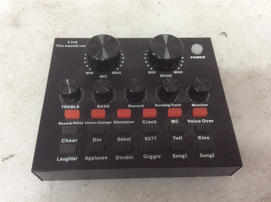 Live Sound Card Audio Mixer