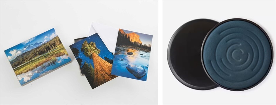 STATIONERY & FITNESS BUNDLE: IAN SHIVE The National Parks Blank Boxed Notec