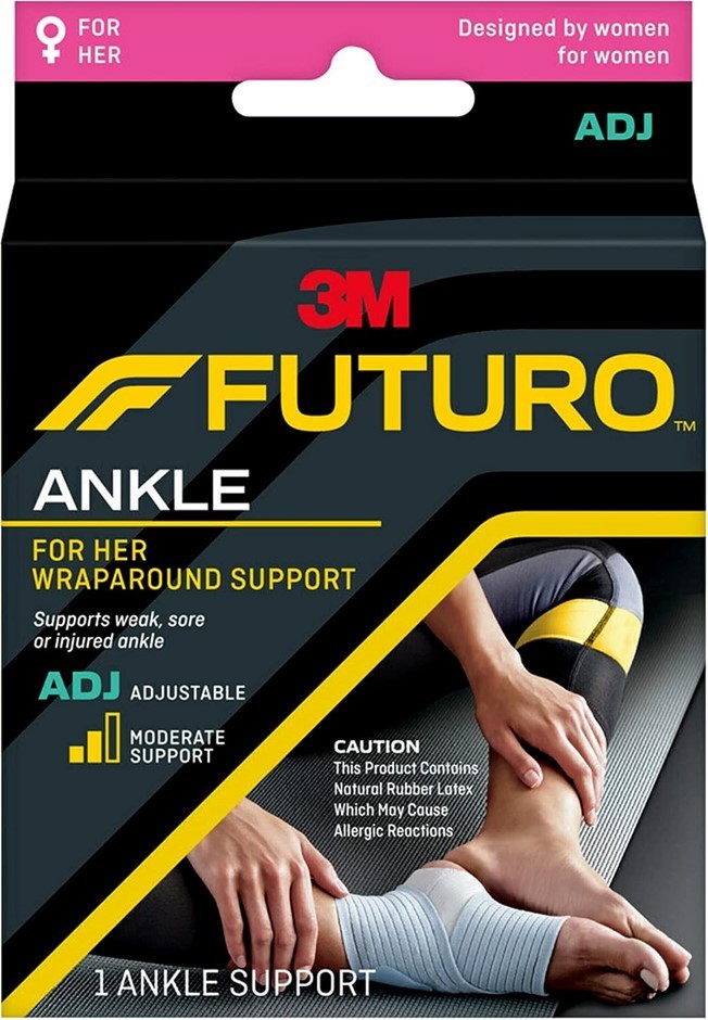 FUTURO Slim Silhouette For Her Ankle Support Adjustable.