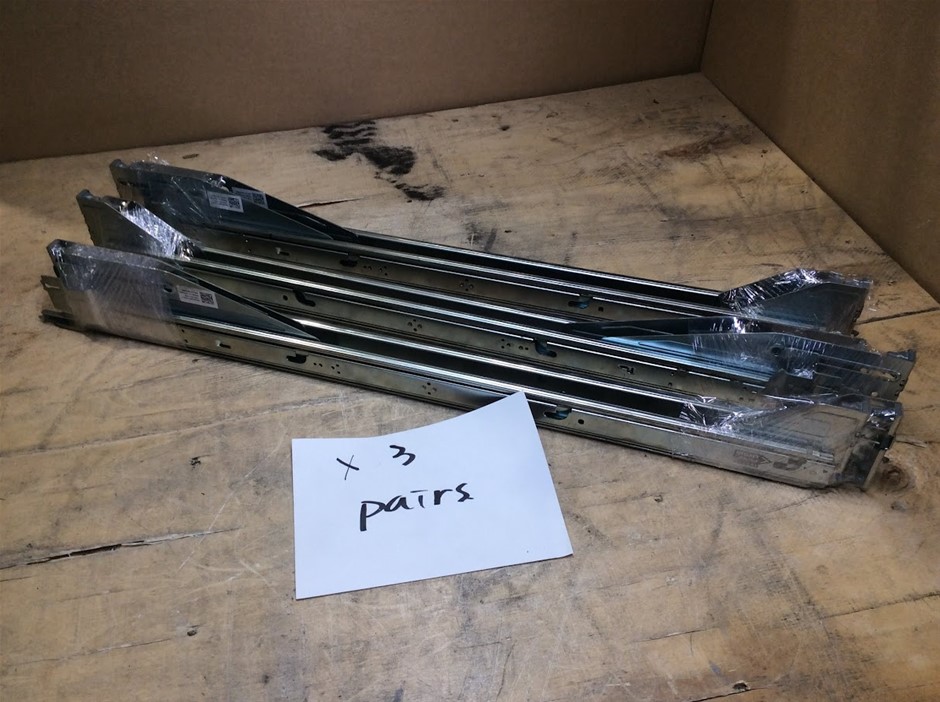 Dell B1 Rackmount Server Sliding Rails (Lot of 3)