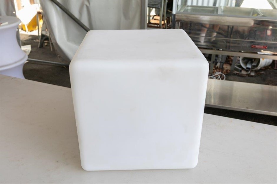 LED Glow Ottoman Cubes