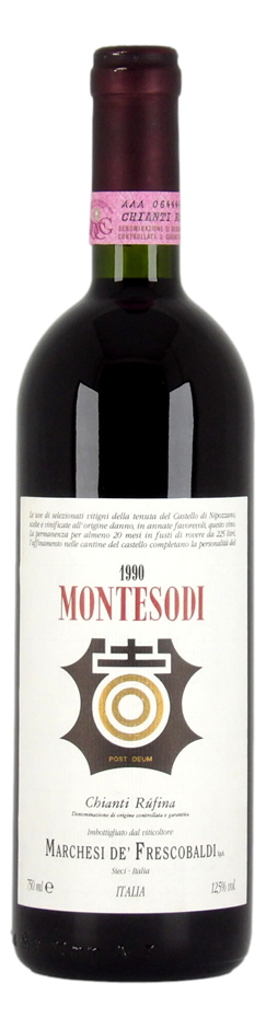 Frescobaldi Montesodi Chianti Rufina DOCG 1990 (1x 750mL). 5* Prov.