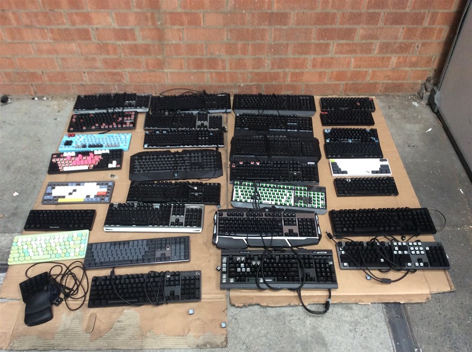 Mixed Brand Mechanical Computer Keyboards