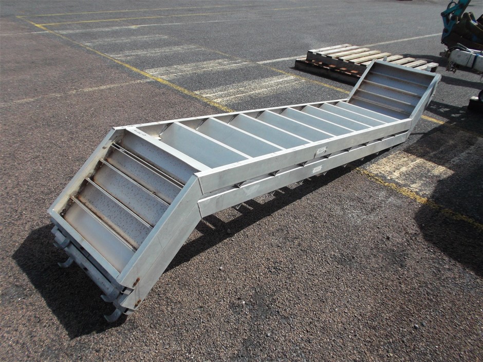 2 x Aluminum AT-PAC Stairs Auction (0002-8021717) | Grays Australia