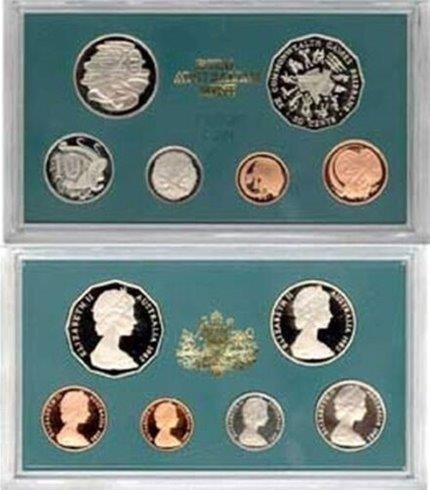 1982 Australia Queen Elizabeth Six Coin Proof Set