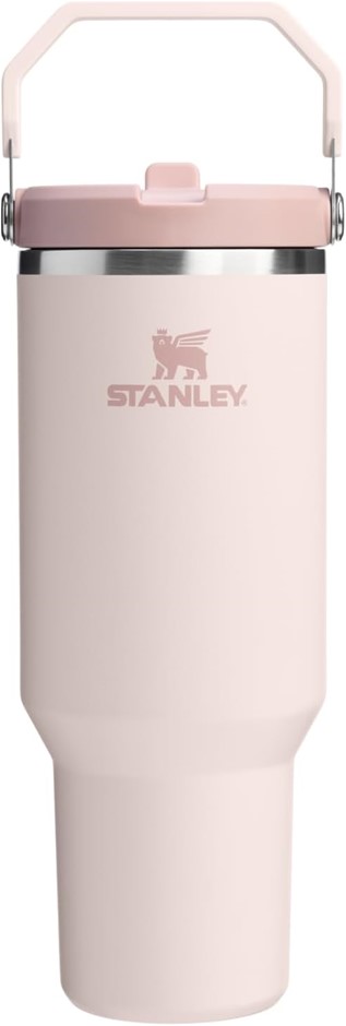 STANLEY IceFlow Flip Straw 2.0 Water Bottle 30 oz, Rose Quartz. NB: Minor