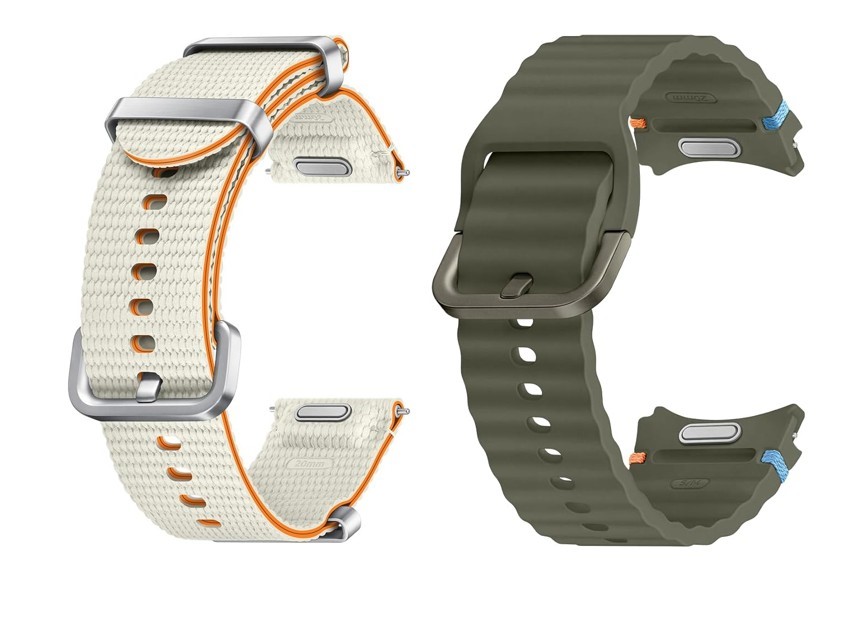 SAMSUNG Galaxy Watch 7 Bundle: 1 x Athleisure, S/M, 40mm Band Cream & 1 x S