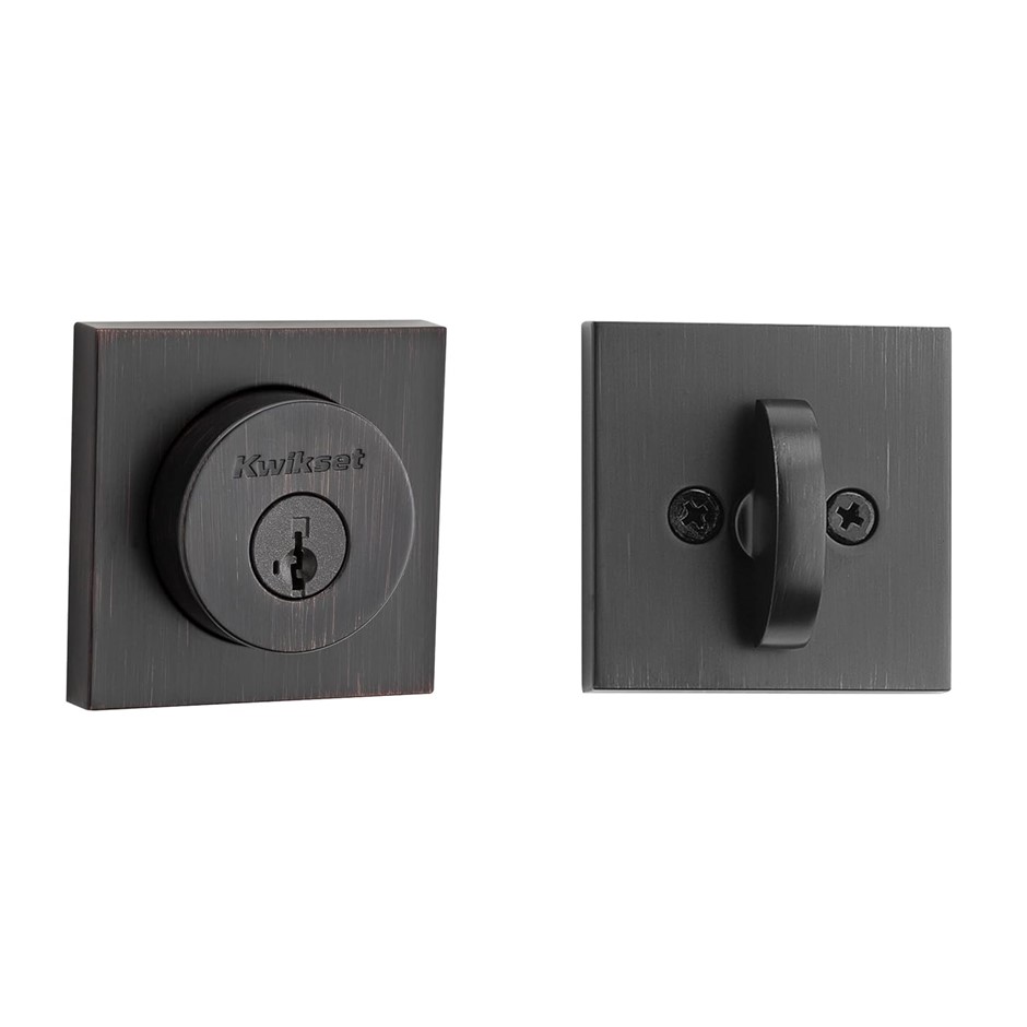 KWIKSET 158 SQT 11P SMT RCAL RCS Keyed Entry Halifax Single Cylinder Deadbo