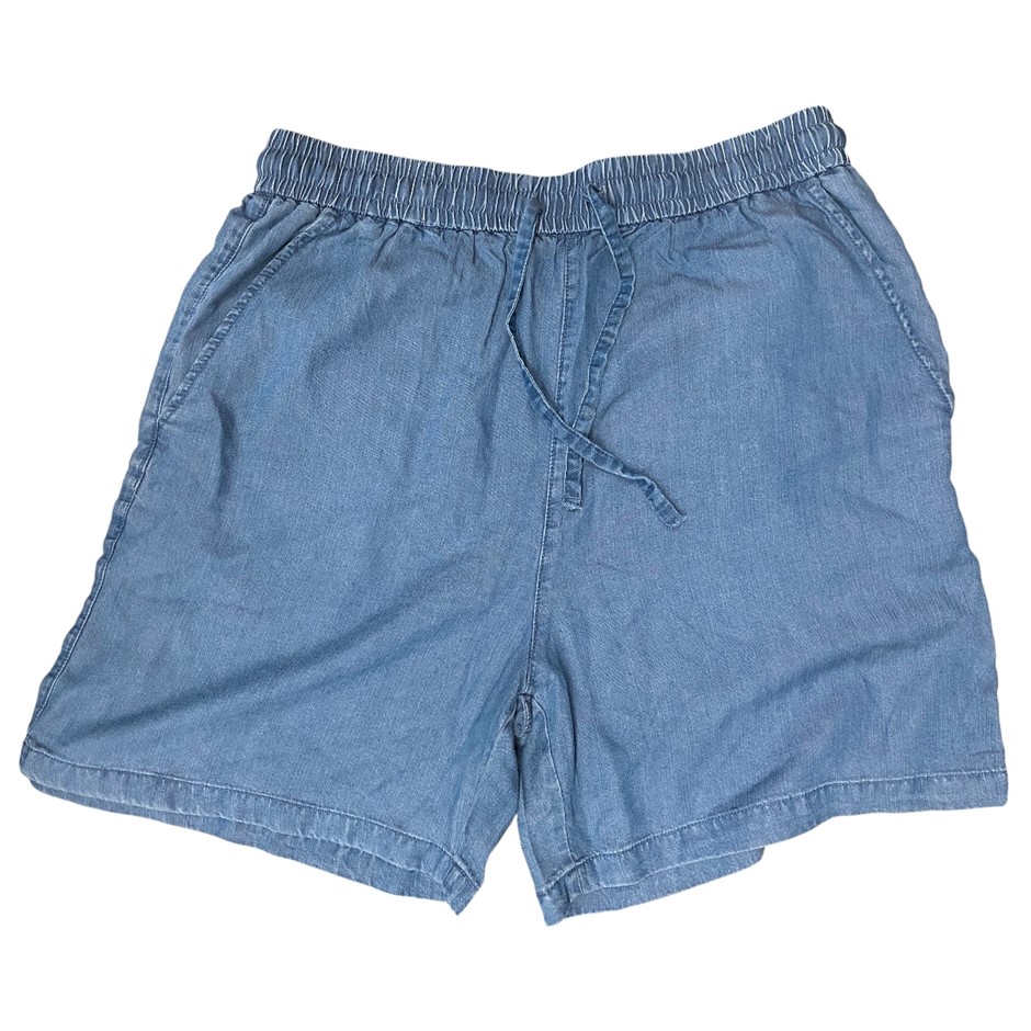 ADVENT Women's Shorts, Size M, 100% Lyocell, Mid Blue. Buyers Note - Disco