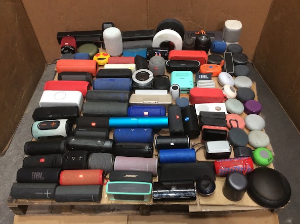 BOSE/JBL/SONY Mixed Brand and Model Portable Bluetooth Speakers (Lot of 99)