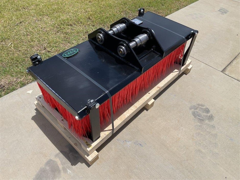 1200mm Broom Attachment to suit 3T Excavator (Unused),