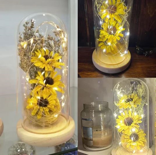 Enchanted Sunflower Lamp