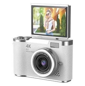 Retro CCD-4K Digital Camera with Flip Screen