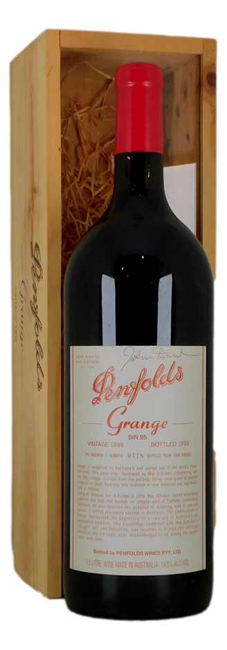 Penfolds Bin 95 Grange 1998 (1x 1.5L Mag