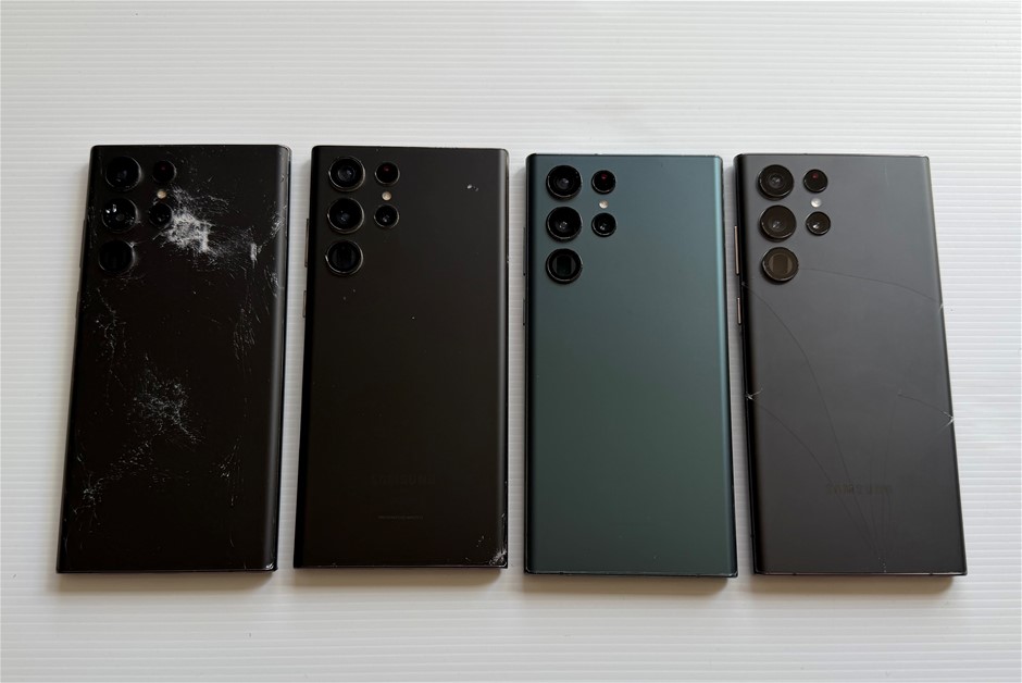 Samsung Galaxy S22 Ultra 128Gb / 256Gb / 512Gb - For Parts (Lot of 4)