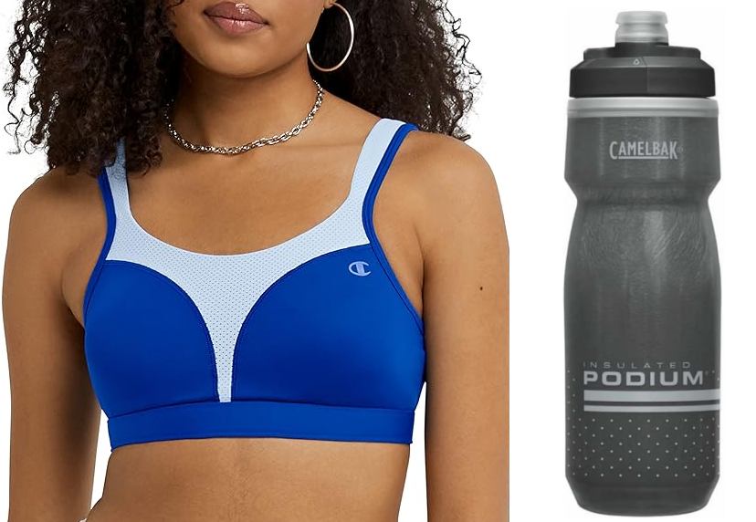 BUNDLE: Champion womens SPOT COMFORT FULL SUPPORT BRA Sports Bra. 40DDD x C