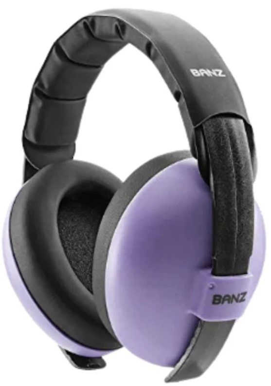 Ear Muffs for Baby + Toddler - Orchid by Baby Banz. Hear no blare earmuffs.