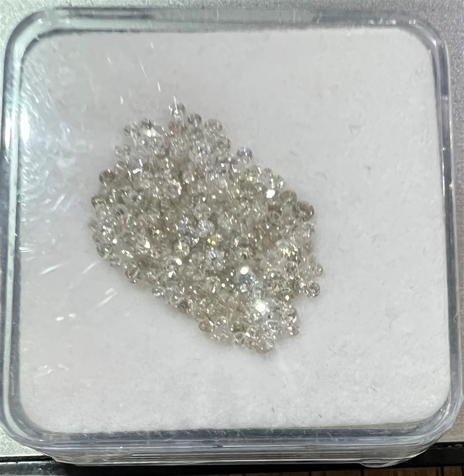10.01 Carat White/off white diamond various bulk