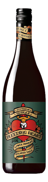 Bleeding Heart Shiraz (12 x 750mL), SA.