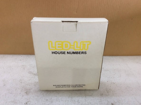 Unknown Brand LED-LIT HOUSE NUMBERS New w/box