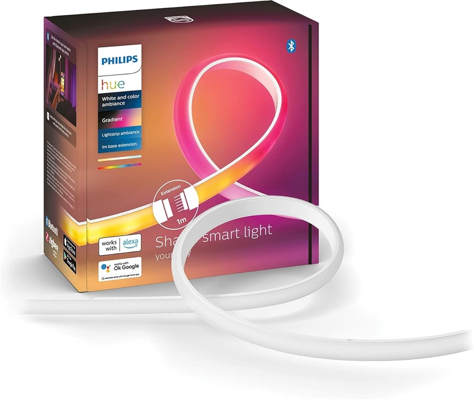 3 x PHILLIPS Hue Gradient Lightstrip Extension [1m] White & Colour Ambiance