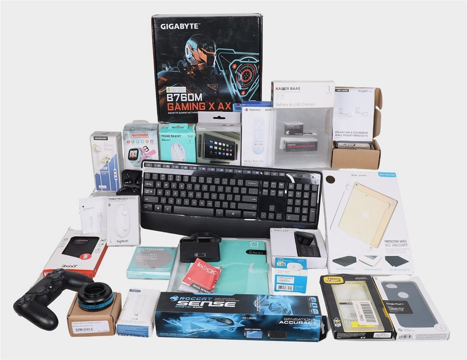 20 x Assorted Electronics and Accessories, INCL: LOGITECH, GIGABYTE, SONY,