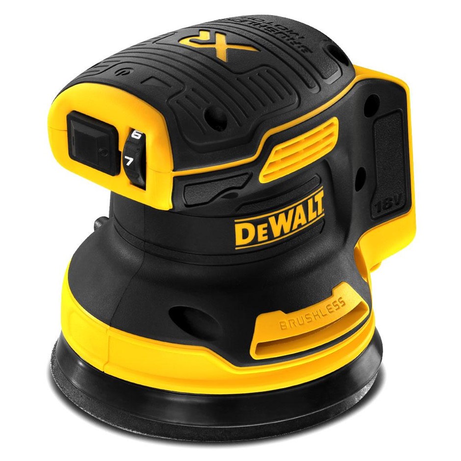 DeWALT 18V XR Li-ion Cordless Brushless 125mm (5") Random Orbital Sander, S