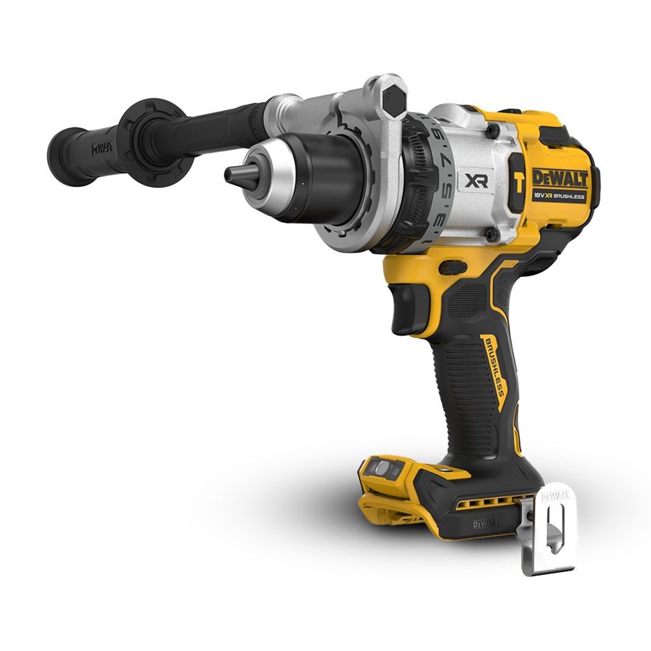DeWALT 18V XR 3 Speed Premium Brushless Hammer Drill Driver - Skin Only. NB