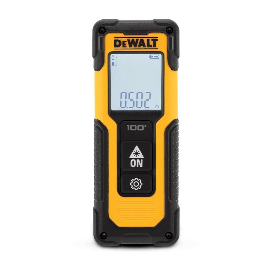 DeWALT 30m Laser Distance Measurer. NB: Minor use & Not in Original Box.