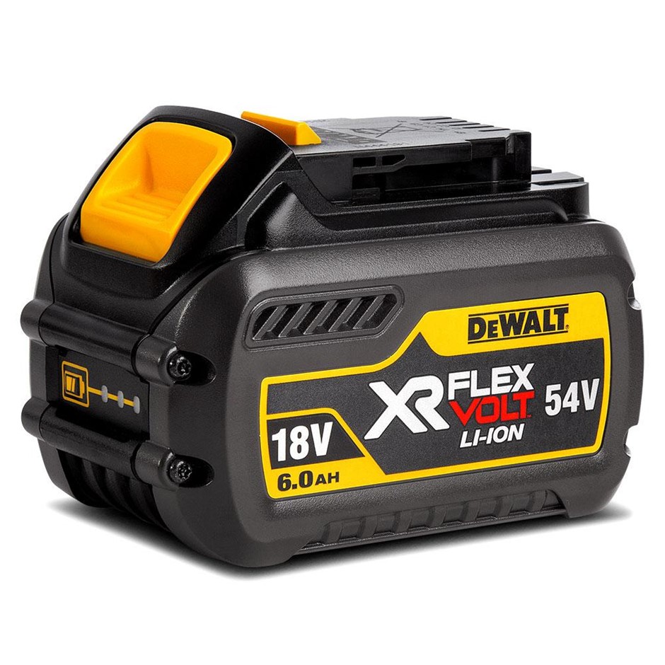 5 x DeWALT 18V-54V 6.0Ah Flexvolt Batteries. NB: Not Working, Minor use & N