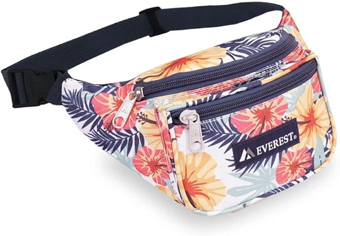 Everest Signature Pattern Waist Pack, One Size, Tropical