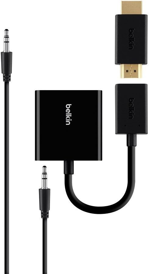 BELKIN Universal HDMI to VGA Adapter with Audio B2B137-BLK Black