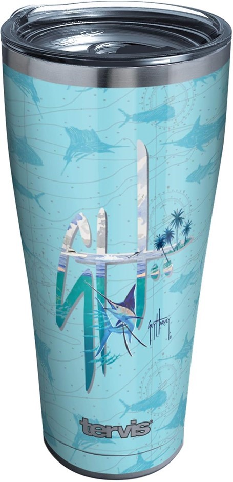 Tervis Triple Walled Guy Harvey Insulated Tumbler Cup Keeps Drinks Cold & H