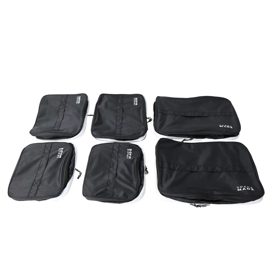 SPACEMADE 6pc Compression Travel Cube Set.
