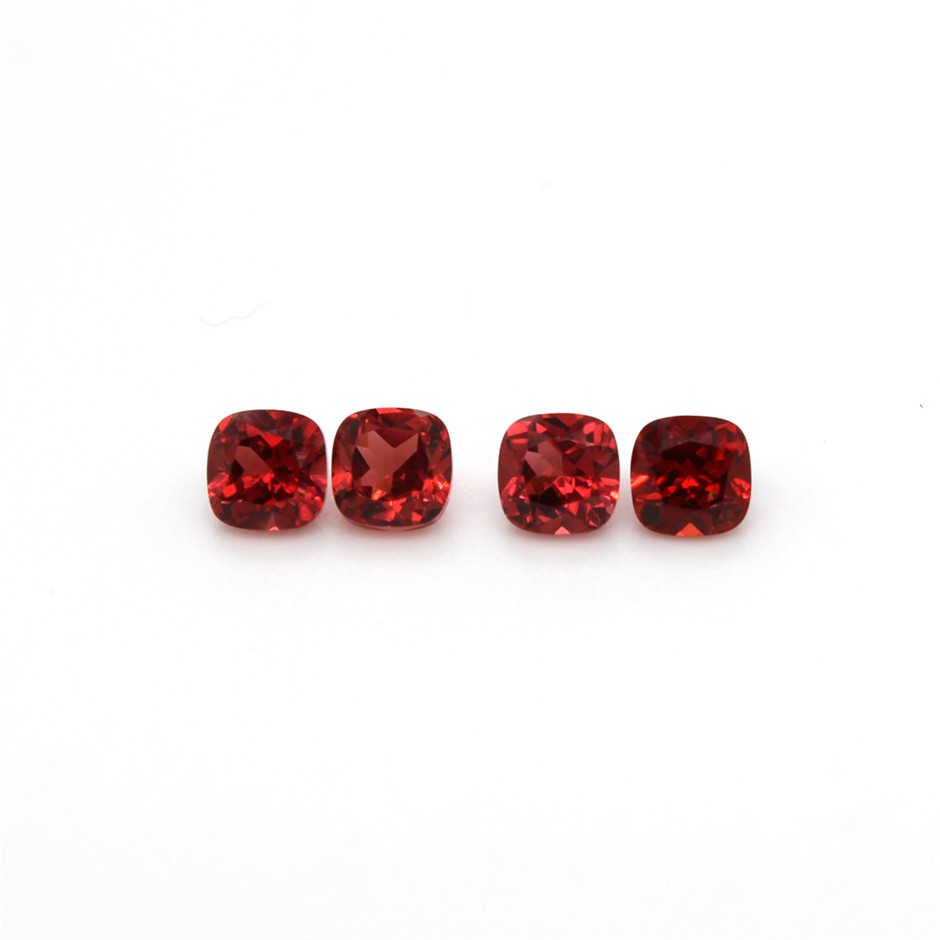 1.67 Ct Cushion Cut Garnet Gemstone