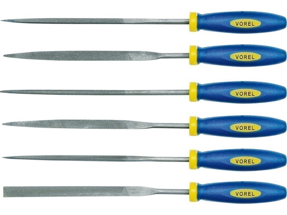 2 x VOREL 6pc 160mm Needle Files Sets.