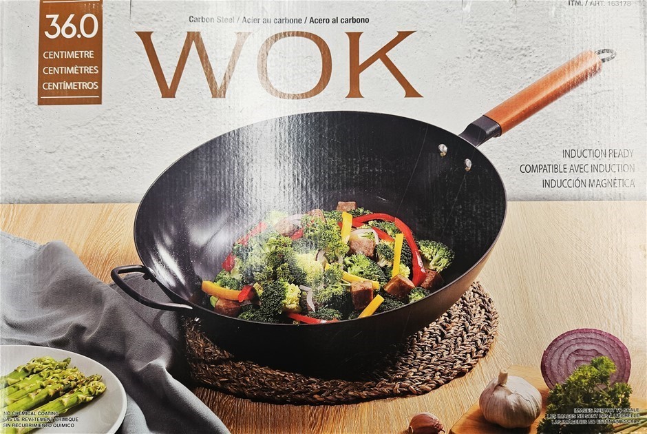 SIGNATURE Wok Carbon Steel & Induction Ready, 36.0cm.