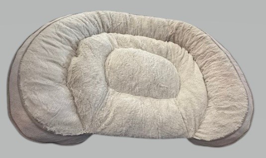 KIRKLAND SIGNATURE Sloped Cuddler Pet Bed, 104 x 78 x 22 cm. NB: Not in ori