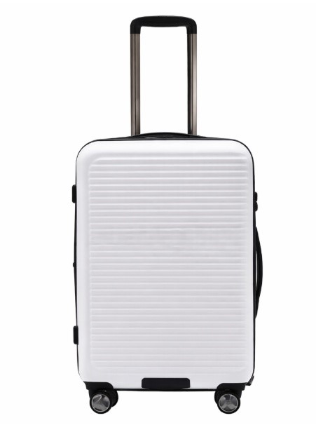 TOSCA London, white, hardcase luggage, 360 degree swivel wheels, size L. NB